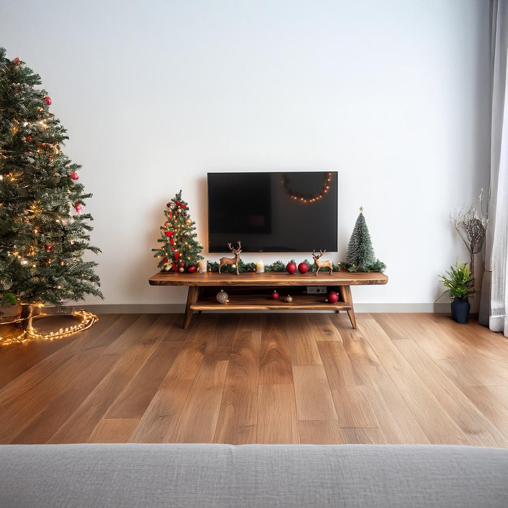 Rustic Wood TV Console & Entryway Table, Handcrafted Live Edge Media Stand & Sofa Table