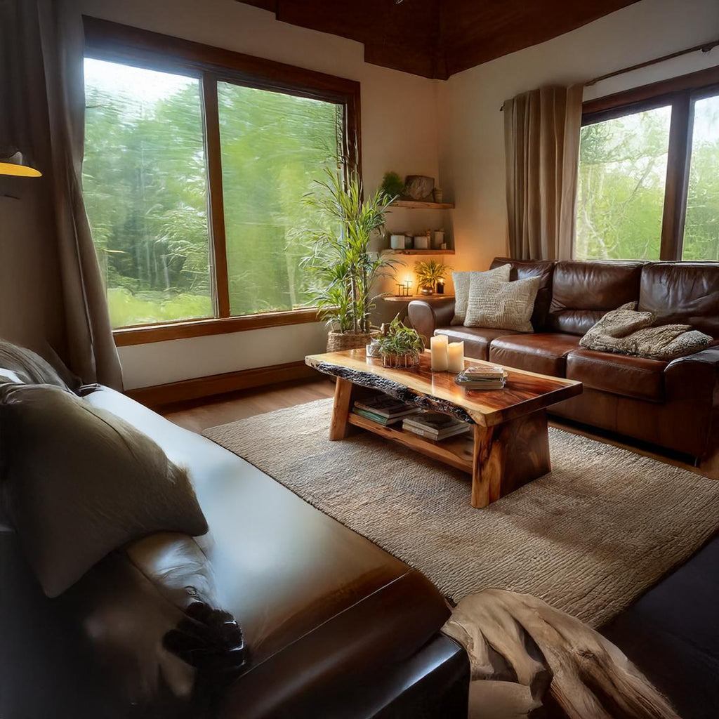 Rustic Coffee Table Living Room Storage