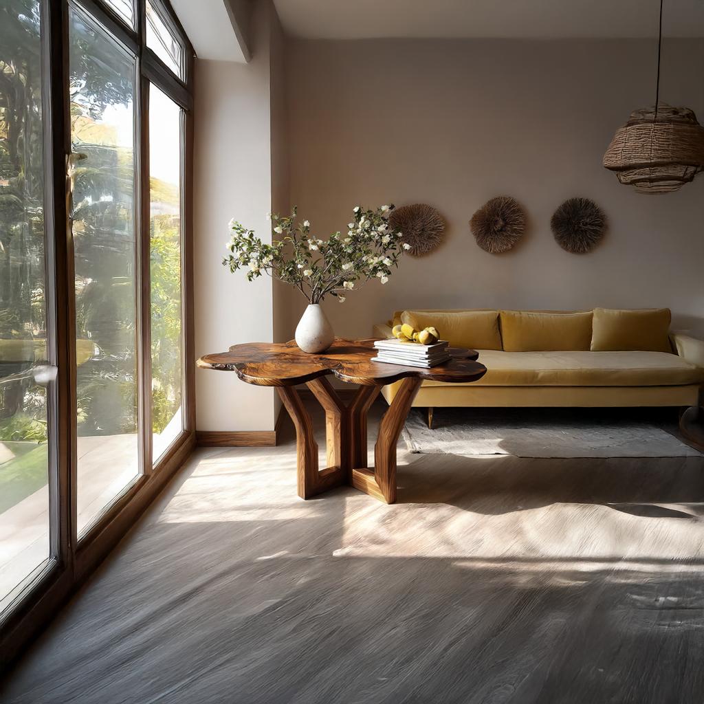 Rustic Modern Coffee Table Living Room SINLSACF038