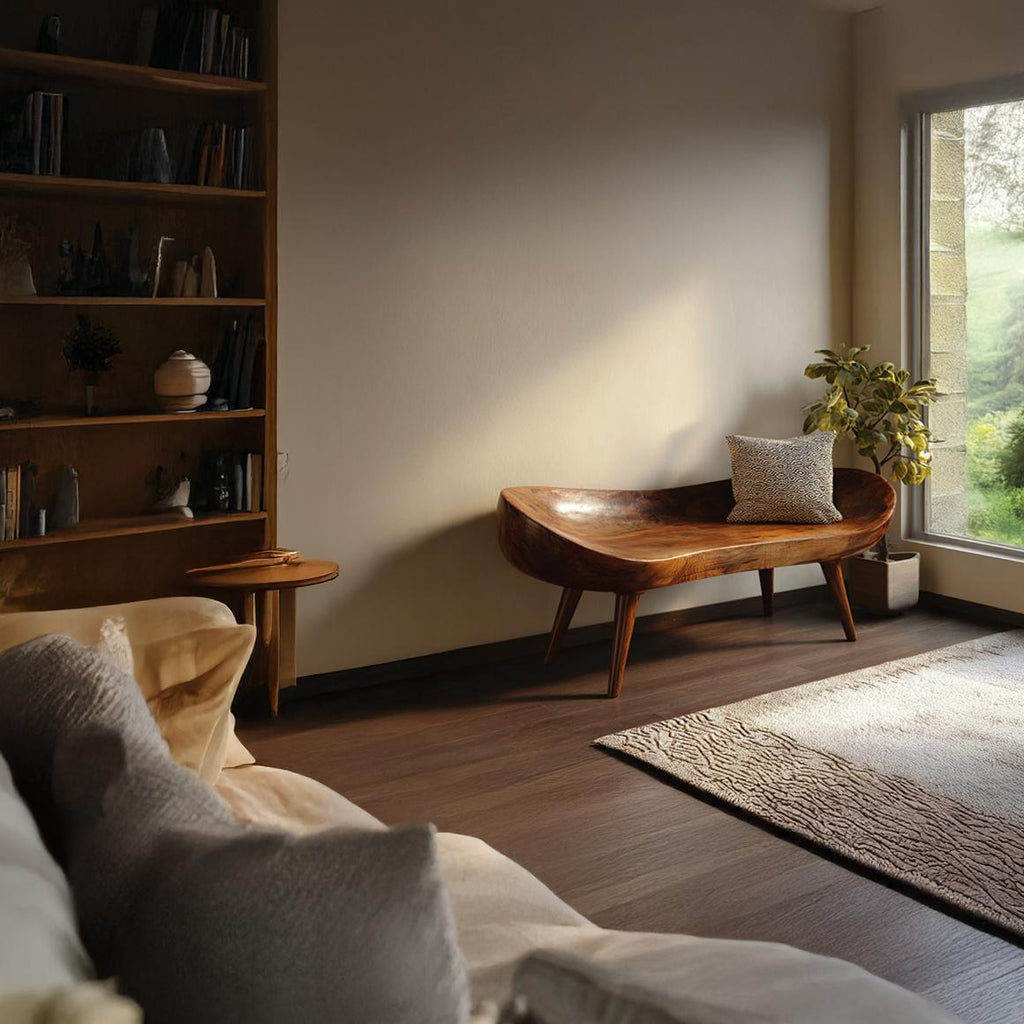 Rustic Modern Bench Bedroom Entryway