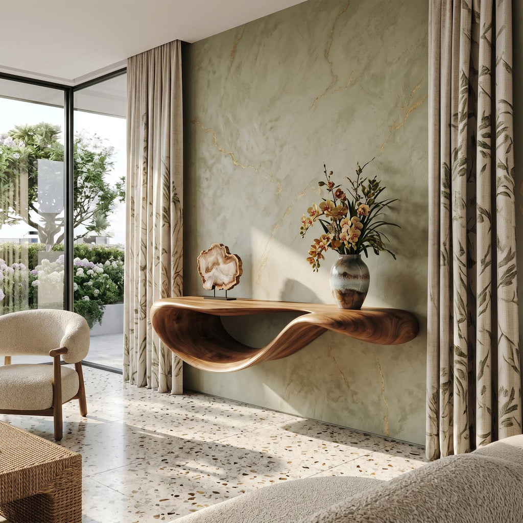 Modern Floating Console Table For Contemporary Interior Design