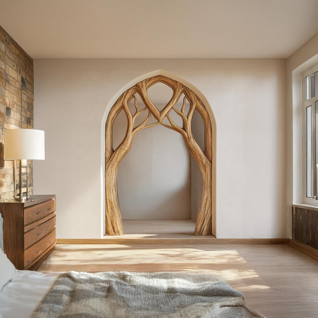 Organic Sculptural Doorway Arch For Living Space And Interior Area