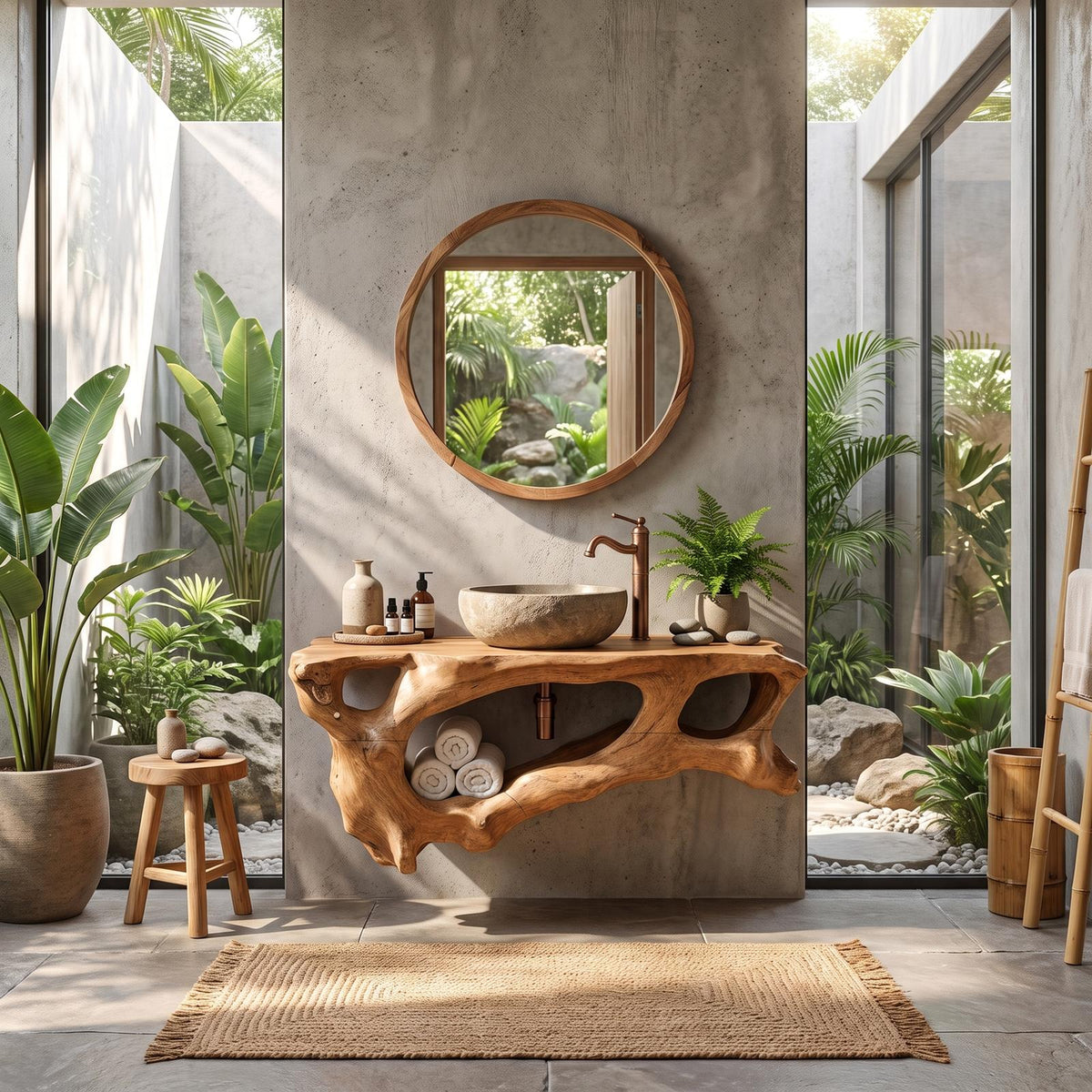 Unique Floating Vanity For Bathroom