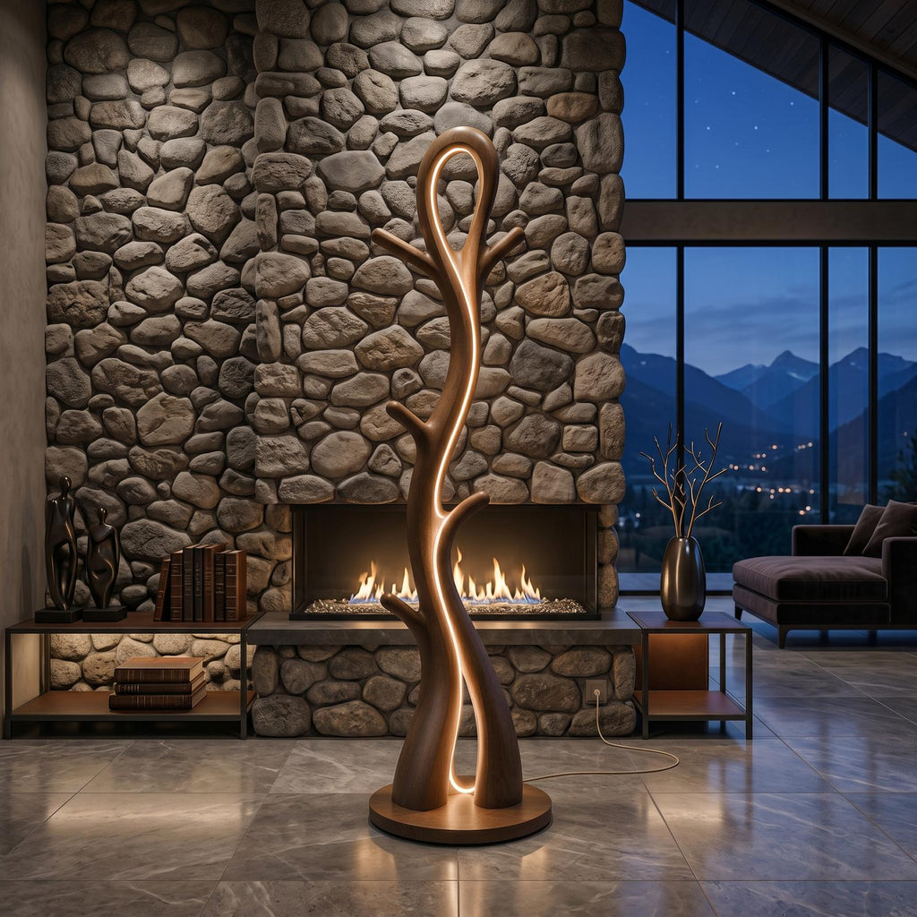 Contemporary Botanical Lamp With Hooks For Lounge SILDTTNLAM016