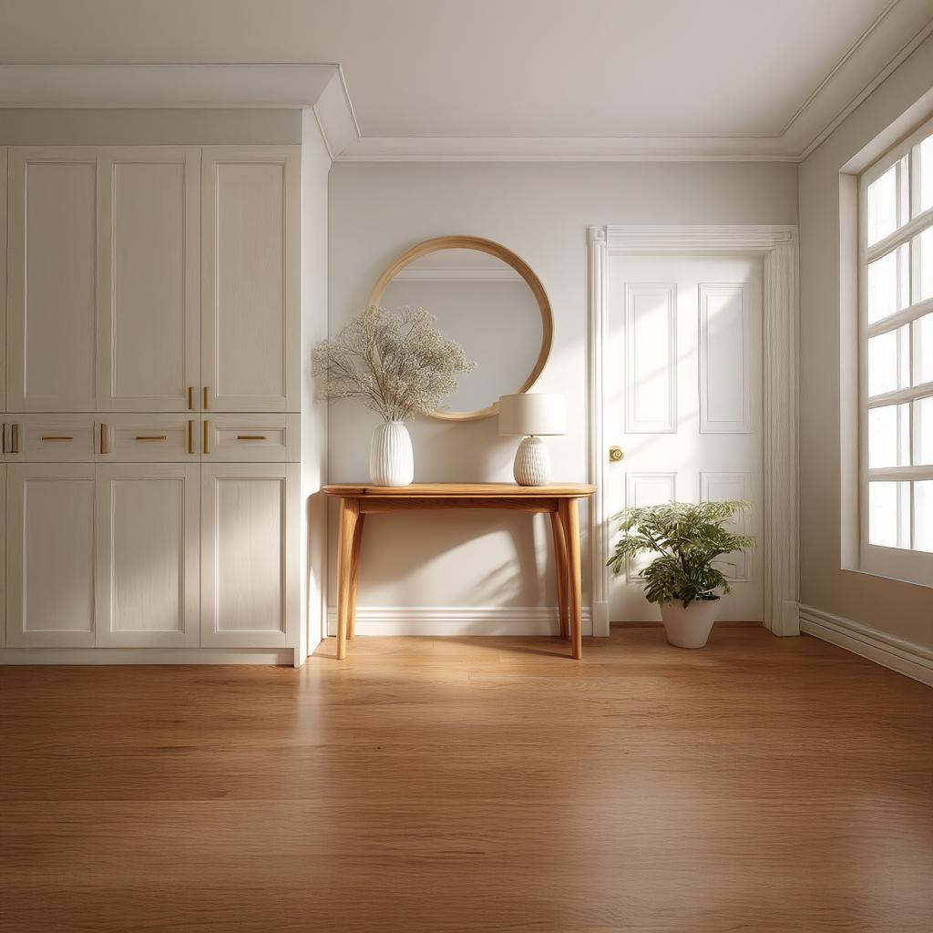 Mid Century Solid Wood Console Table with Storage, Hallway & Entryway Accent Sofa Table, Model