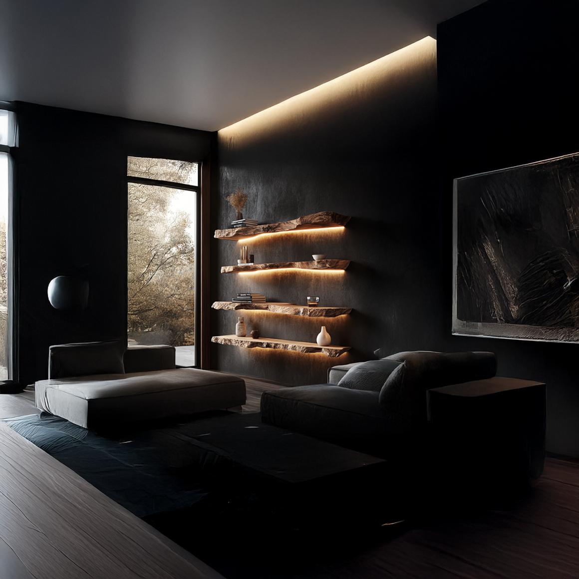 Rustic Floating Bookshelf Living Room Or Bedroom