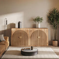 Spry Interior Modern Wood Sideboard with Fluted Arch, Contemporary Buffet Cabinet & Credenza for Dining or Living Room, SITHTTSD004