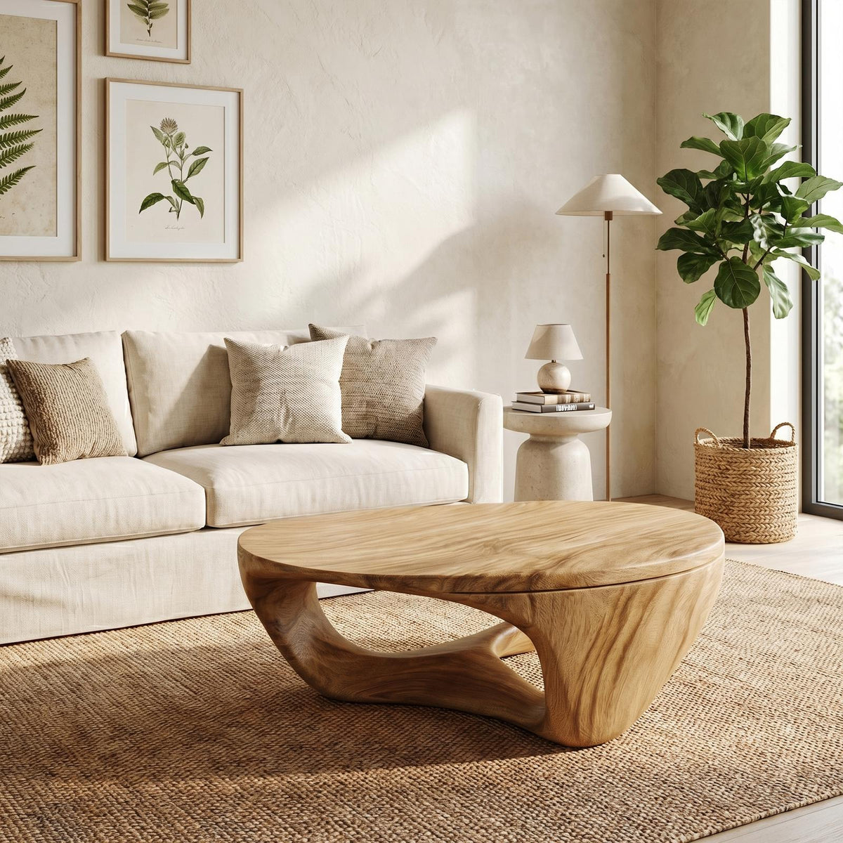 Contemporary Sculptural Coffee Table For Living Room And Lounge