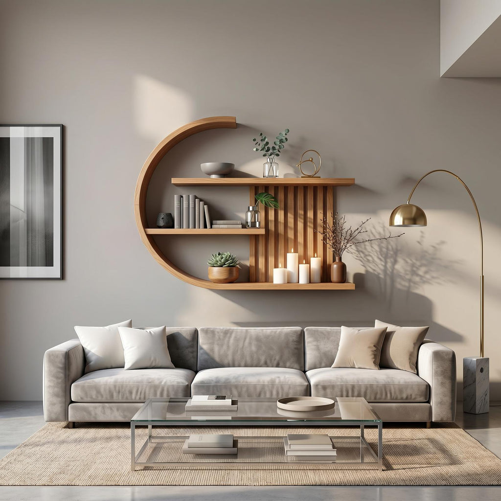 Japandi Wall Decor Shelf Living Room And Lounge