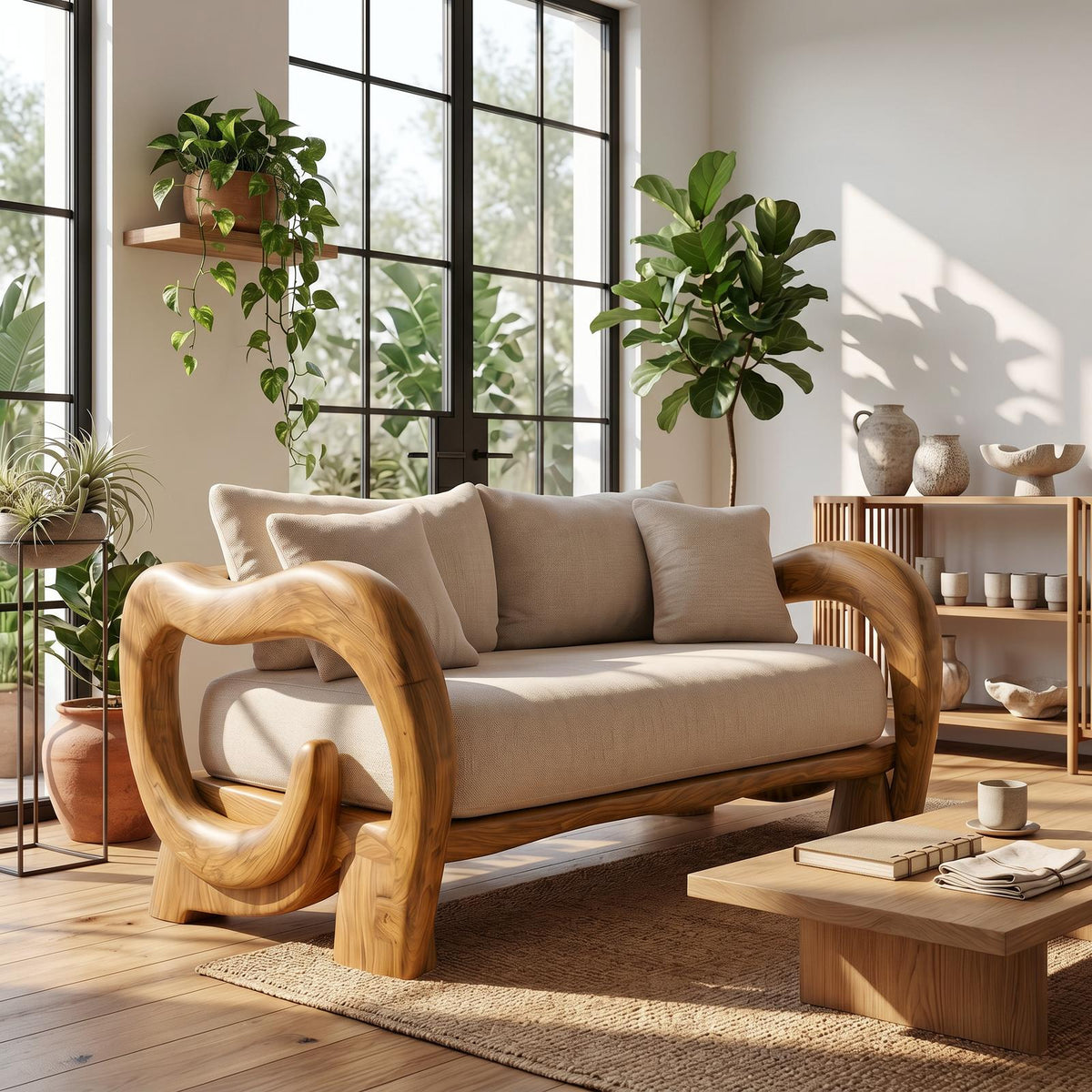 Handcrafted Sofa Frame For Living Room
