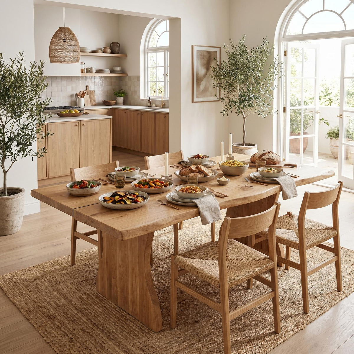 Rustic Dining Table Live Edge Design For Dining Room