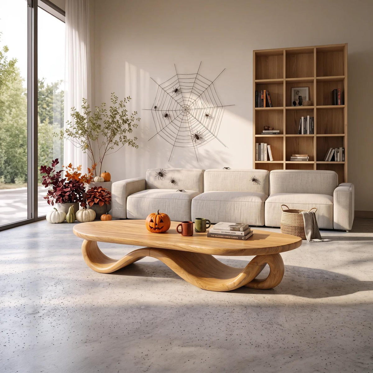 Organic Halloween Wave Base Table For Autumn Home SILDTTNCF068