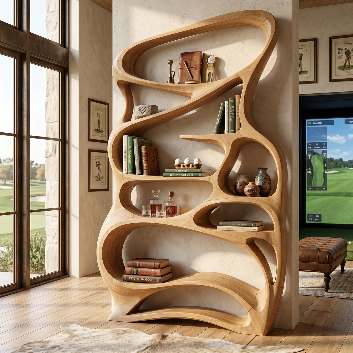 Contemporary Reading Shelf For Peaceful Reading Corner SILDTTNBS050