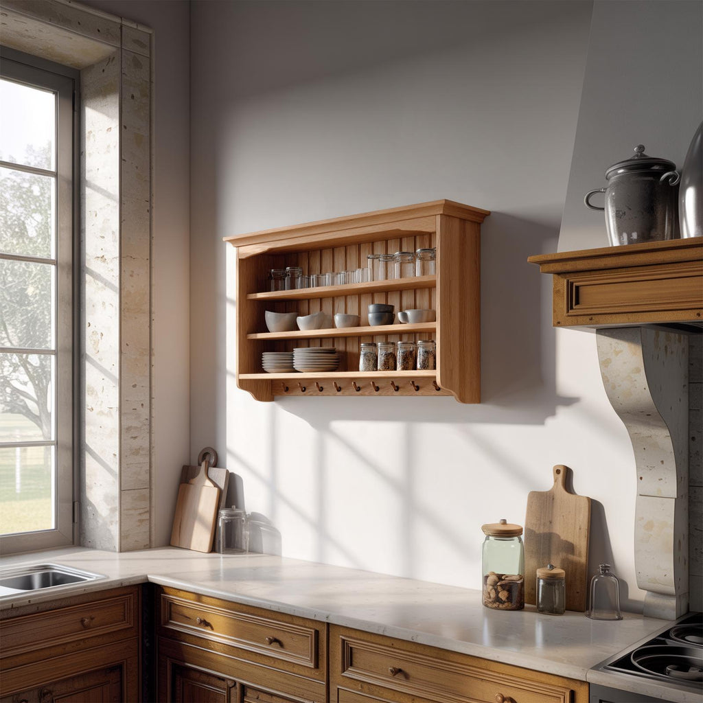 Rustic Wall Storage Cabinet For Kitchen Or Dining Room