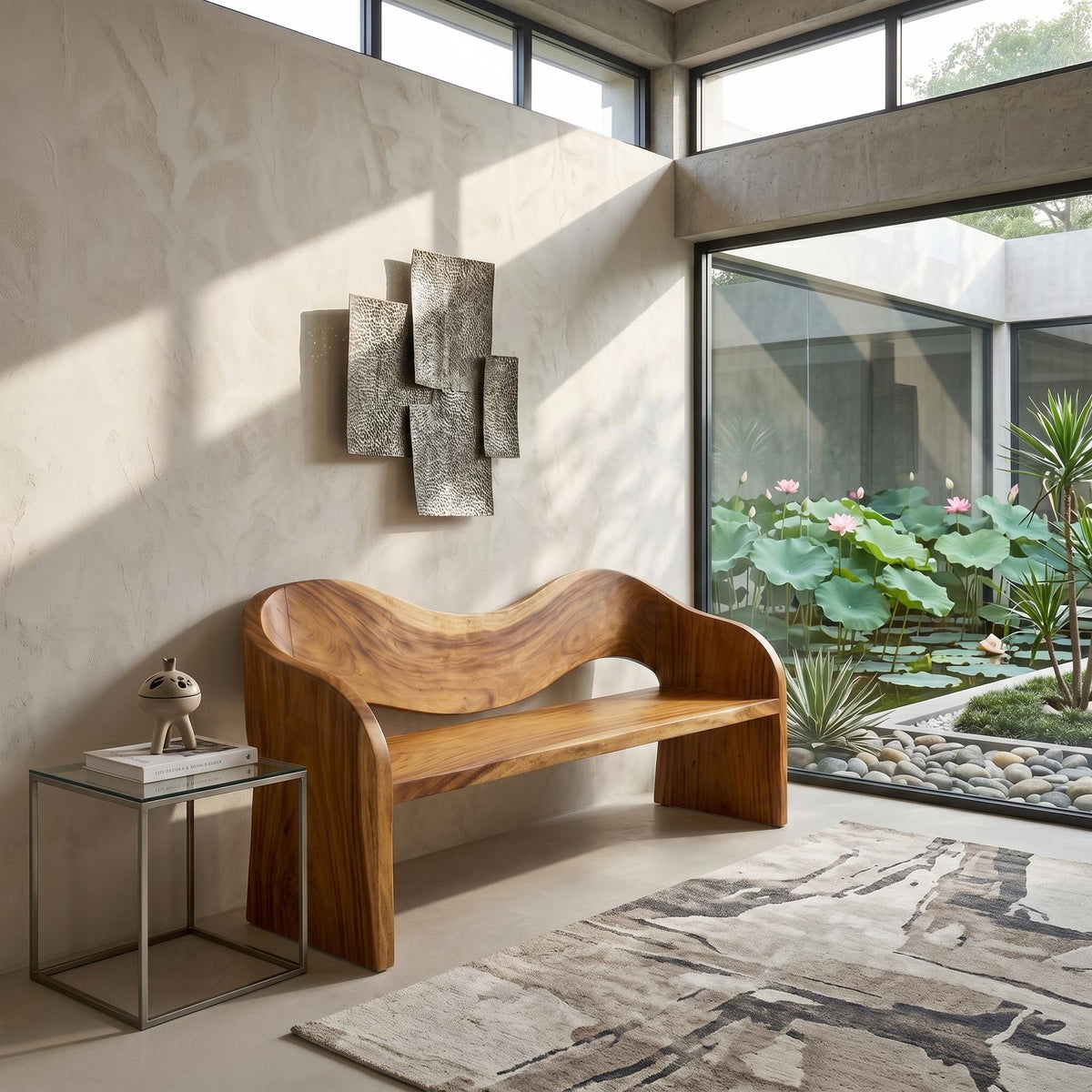 Contemporary Accent Bench Modern Residence
