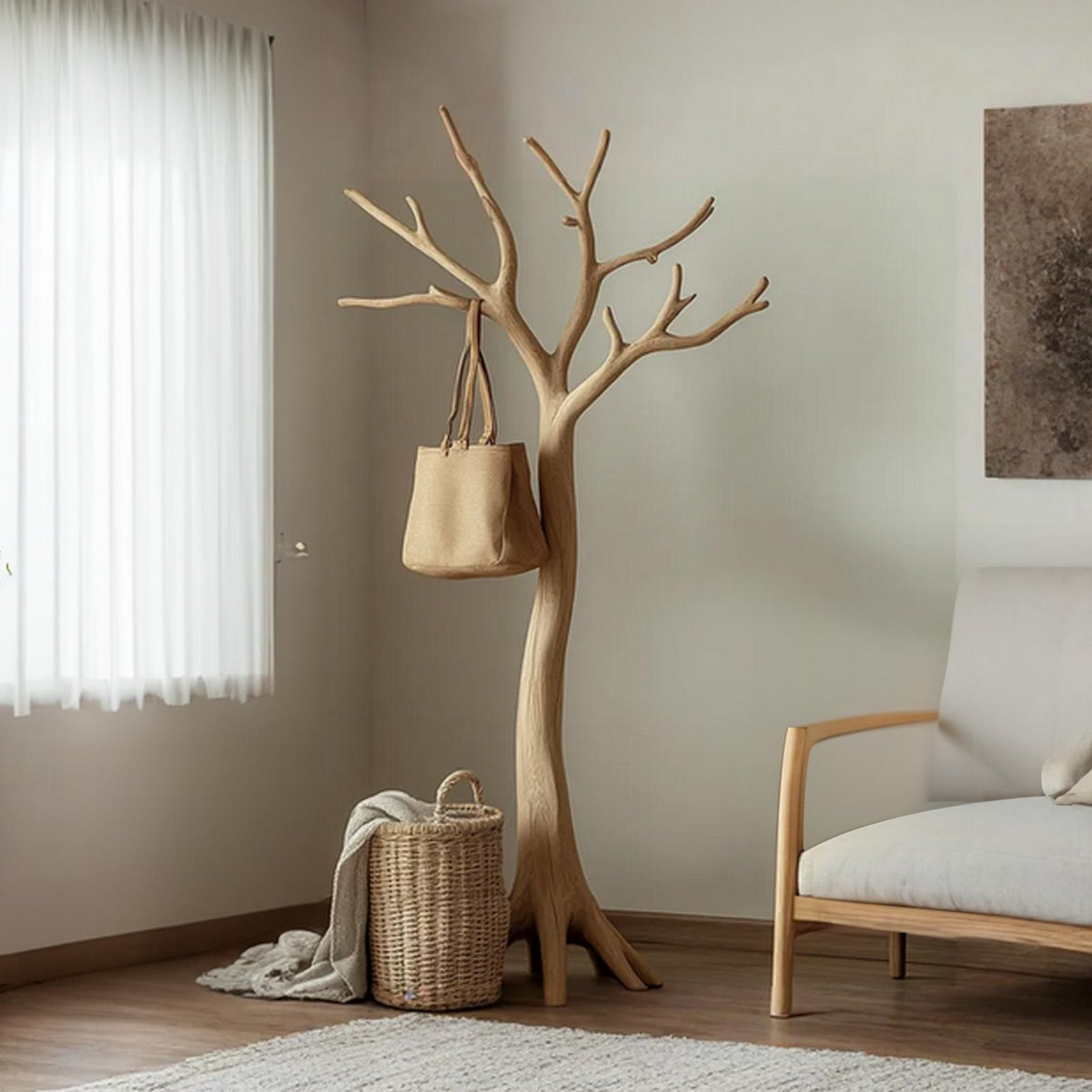 Custom Coat Rack Solid Wood Living Room Decor Gifts Decorations