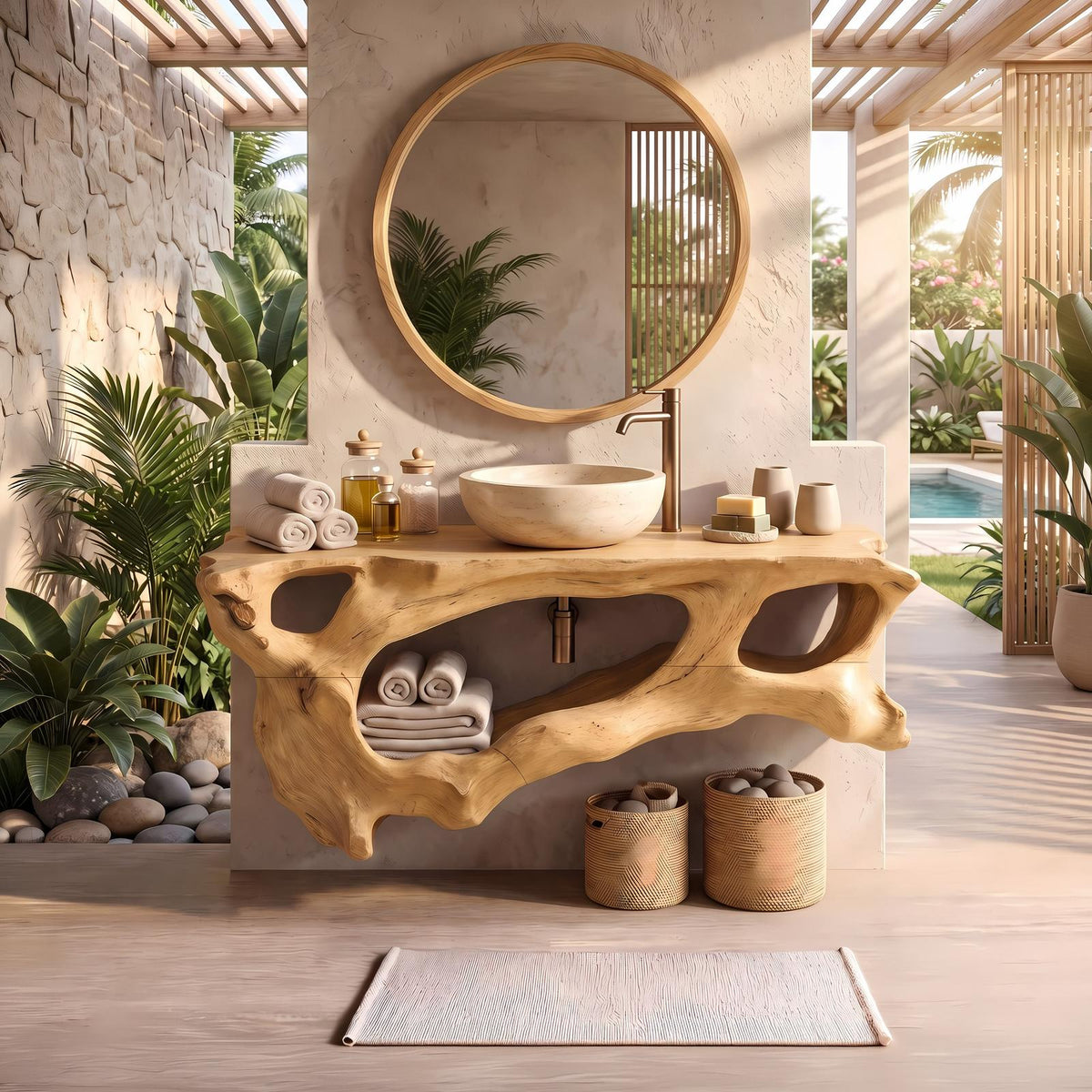 Unique Floating Vanity For Bathroom