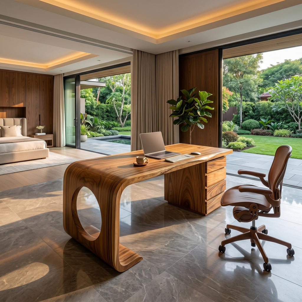 Contemporary Executive Desk Garden Office