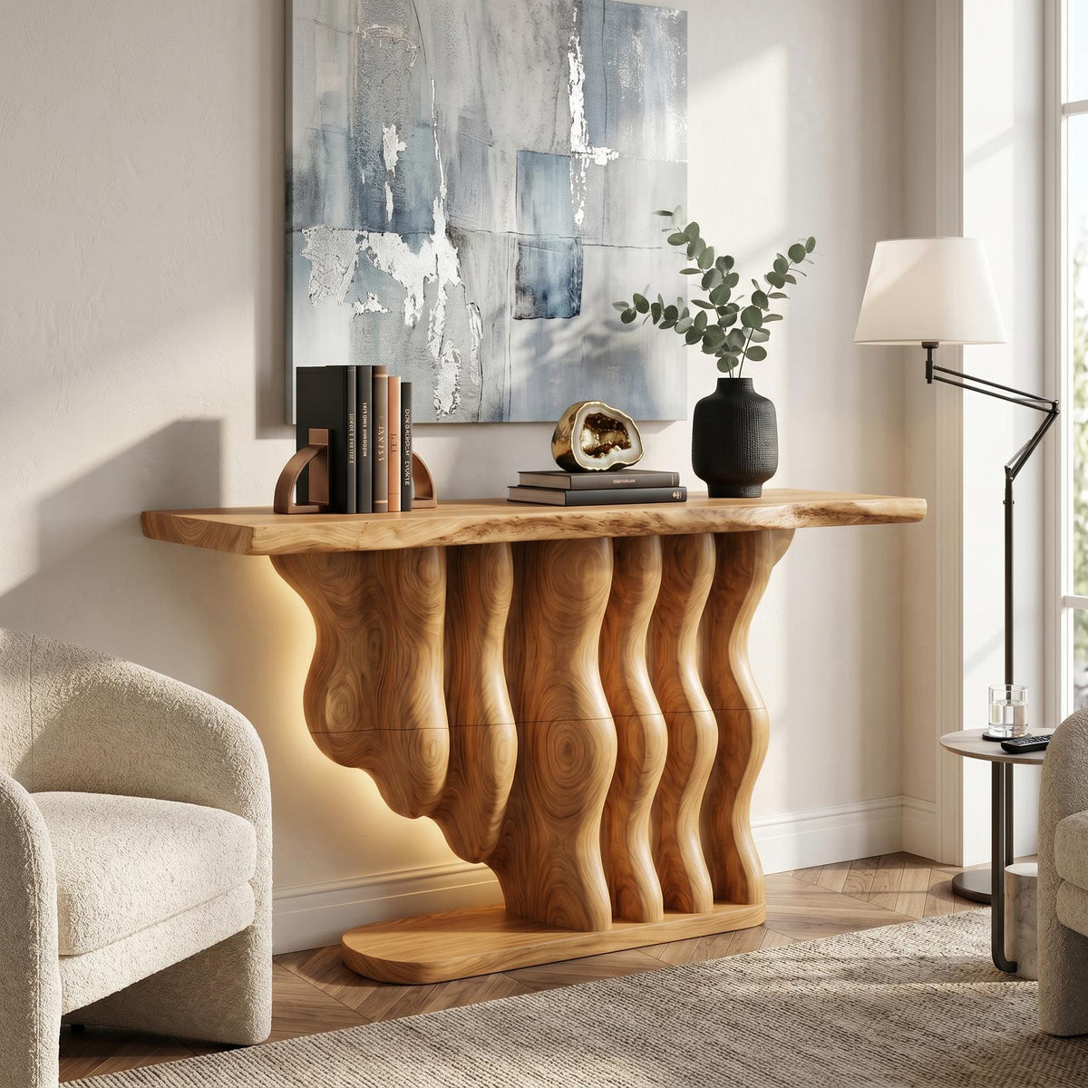 Coastal Infinity Base Console Table Beach House