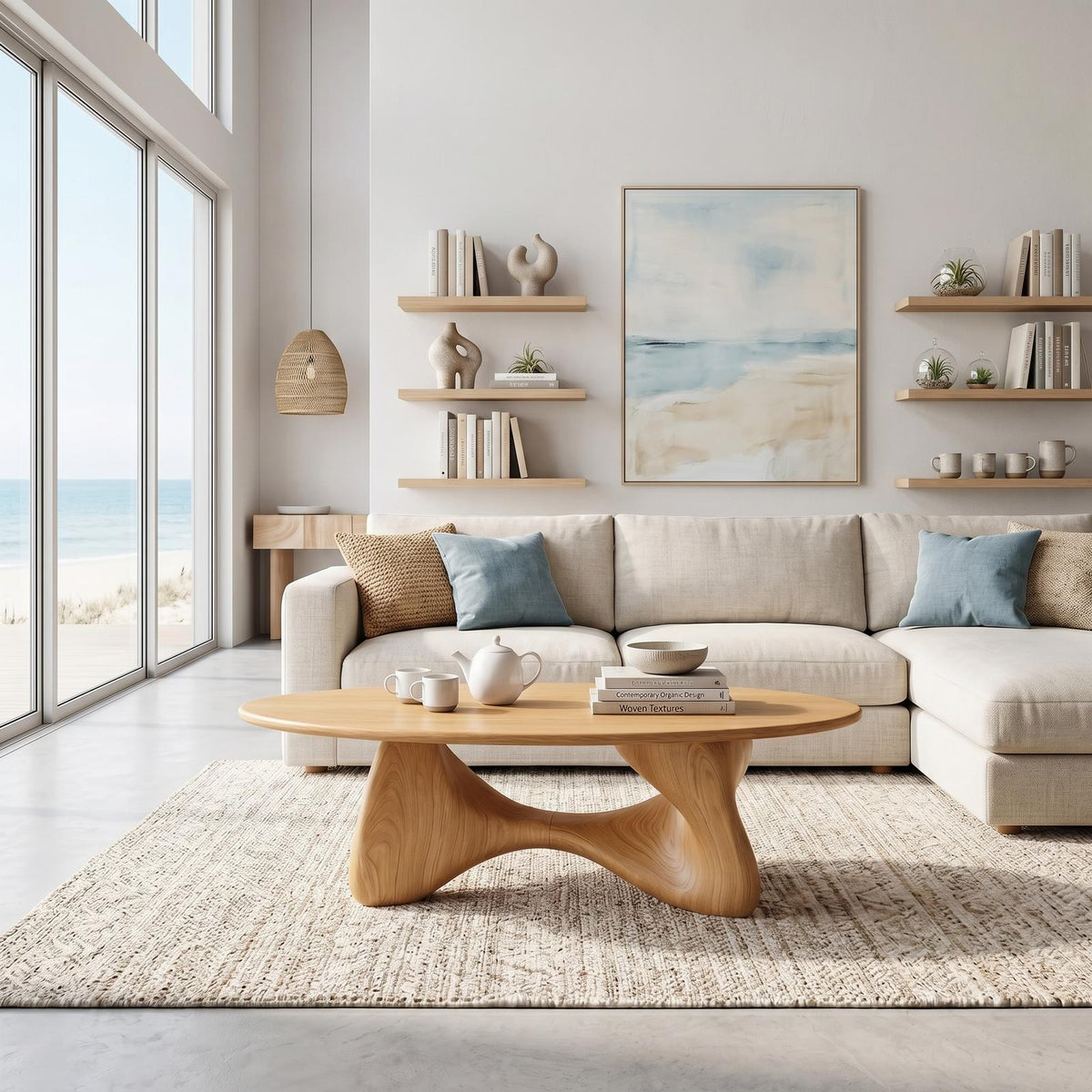Farmhouse Low Table For Natural Home Furnishing SILDTTNCF001