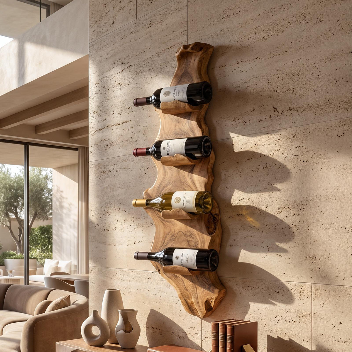 Handcrafted Wine Stand For Furniture Dining Setup