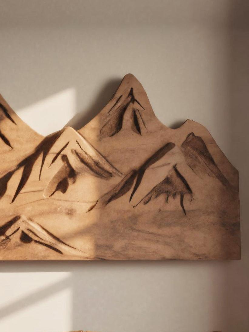 Rustic Mountain Wall Art For Living Room Or Lodge SITHHNWA025