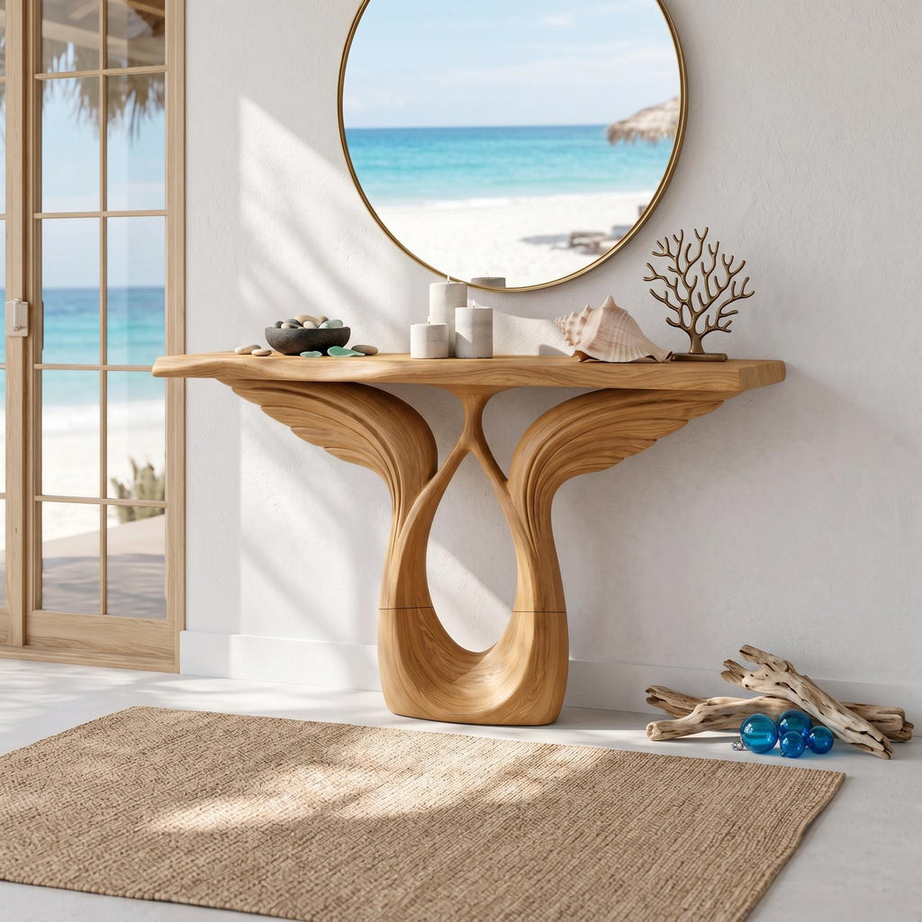 Luxury Winged Console Table Designer Residence