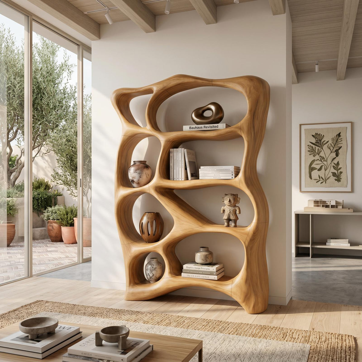 Contemporary Reading Bookshelf For Cozy Bedroom Interior SILDTTNBS040