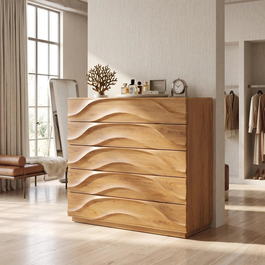 Minimalist Flowing Closet Dresser For Bedroom Space SILDTTNDR011