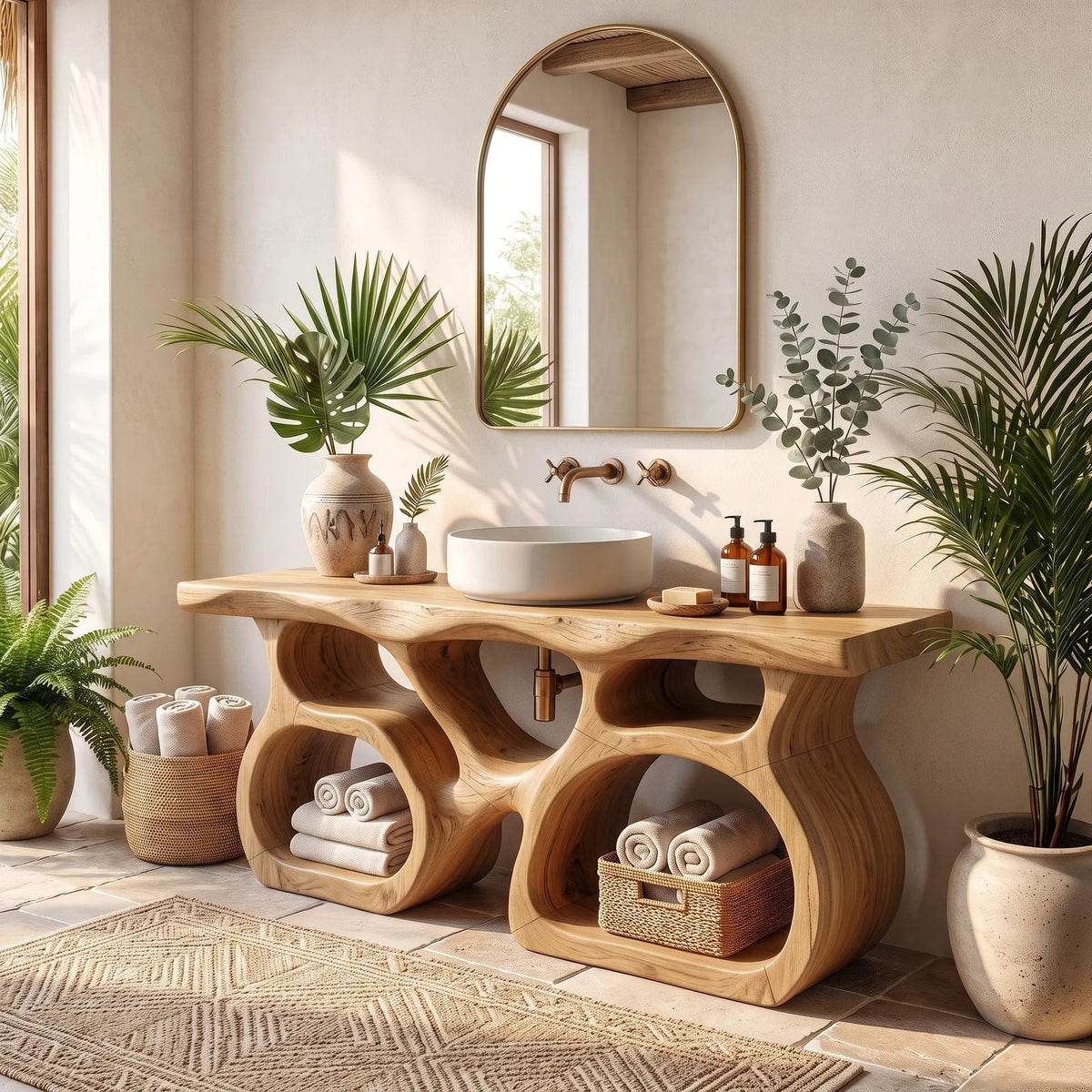 Mid Century Bathroom Sink Vanity Luxury Ensuite