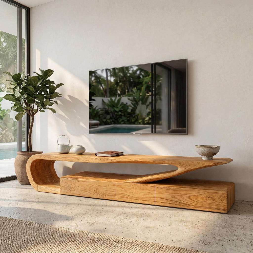Minimalist TV Console For Living Room