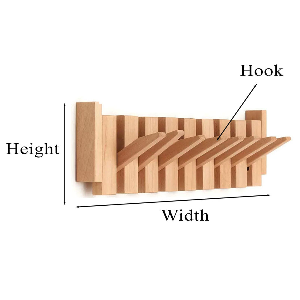 Piano Coat Hooks Towel Rack
