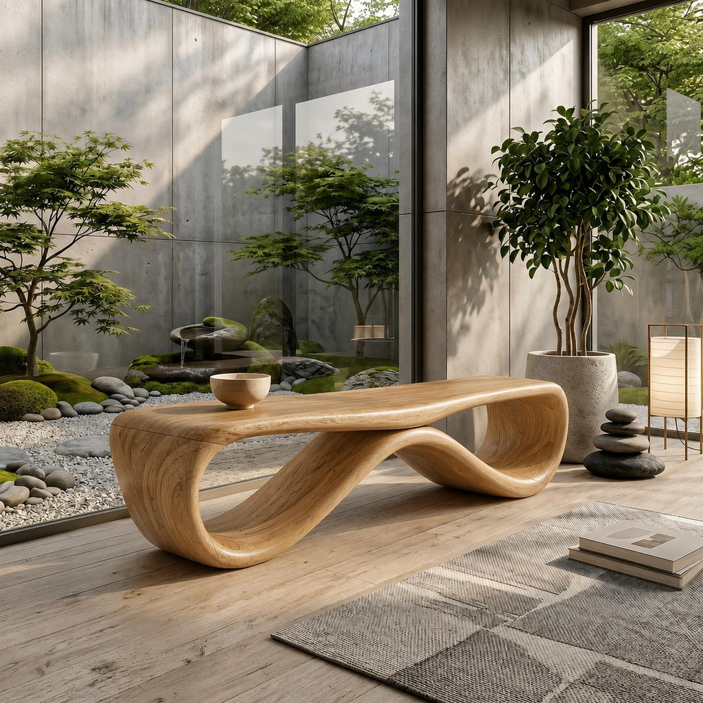 Contemporary Hallway Bench Designer Apartment