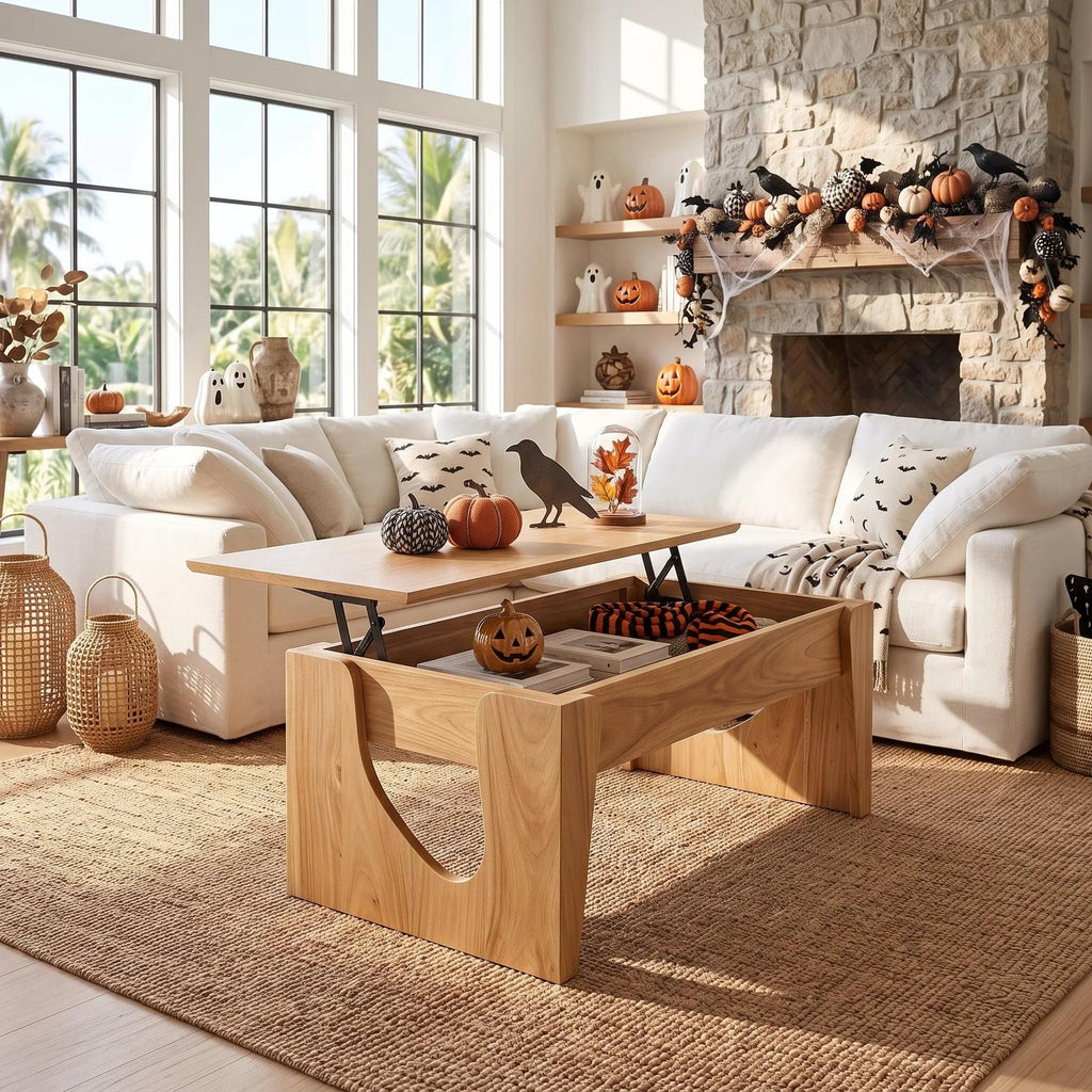 Handcrafted Halloween Lift Top Coffee Table Urban Loft
