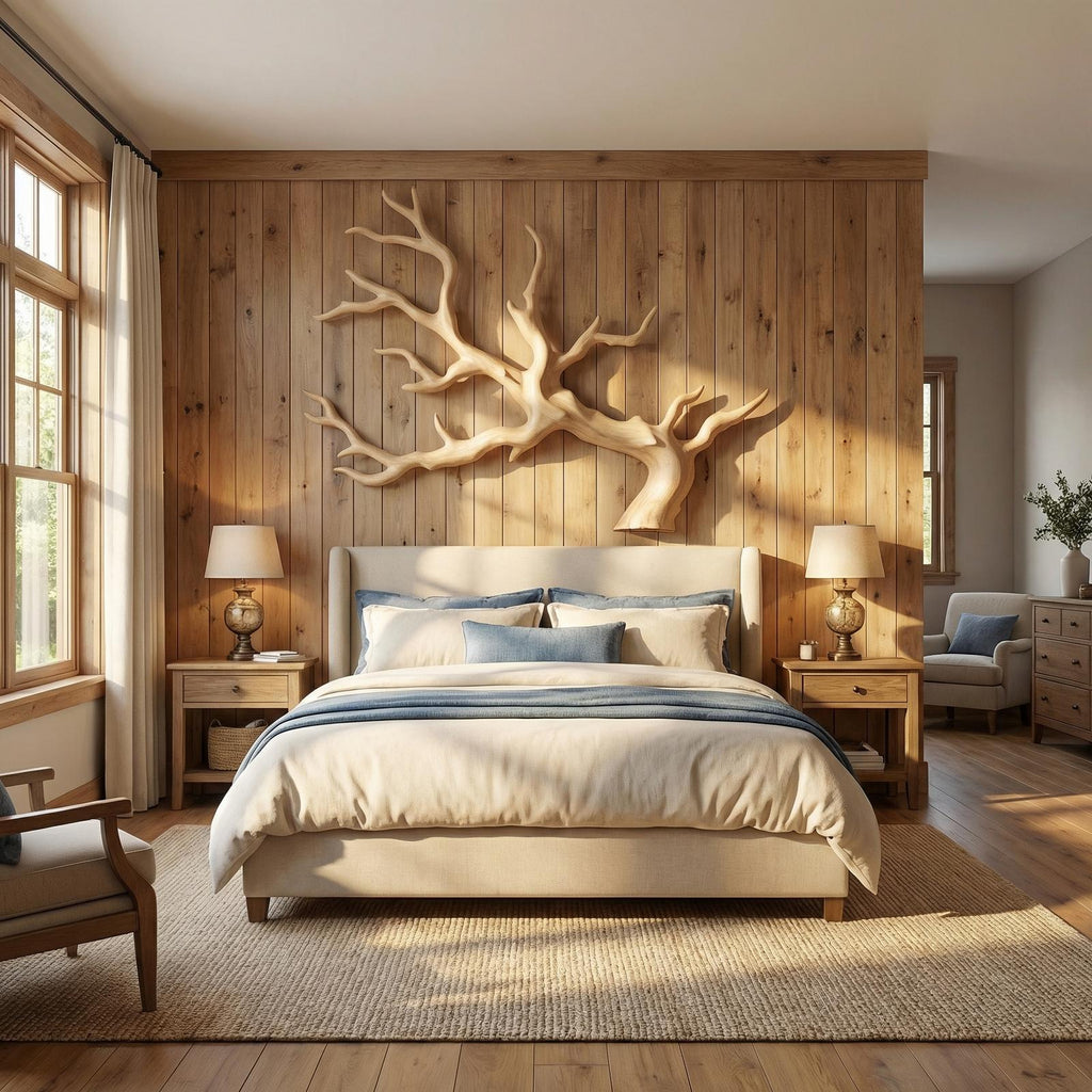 Rustic Branch Wall Decor With Natural Tree Form For Living Room