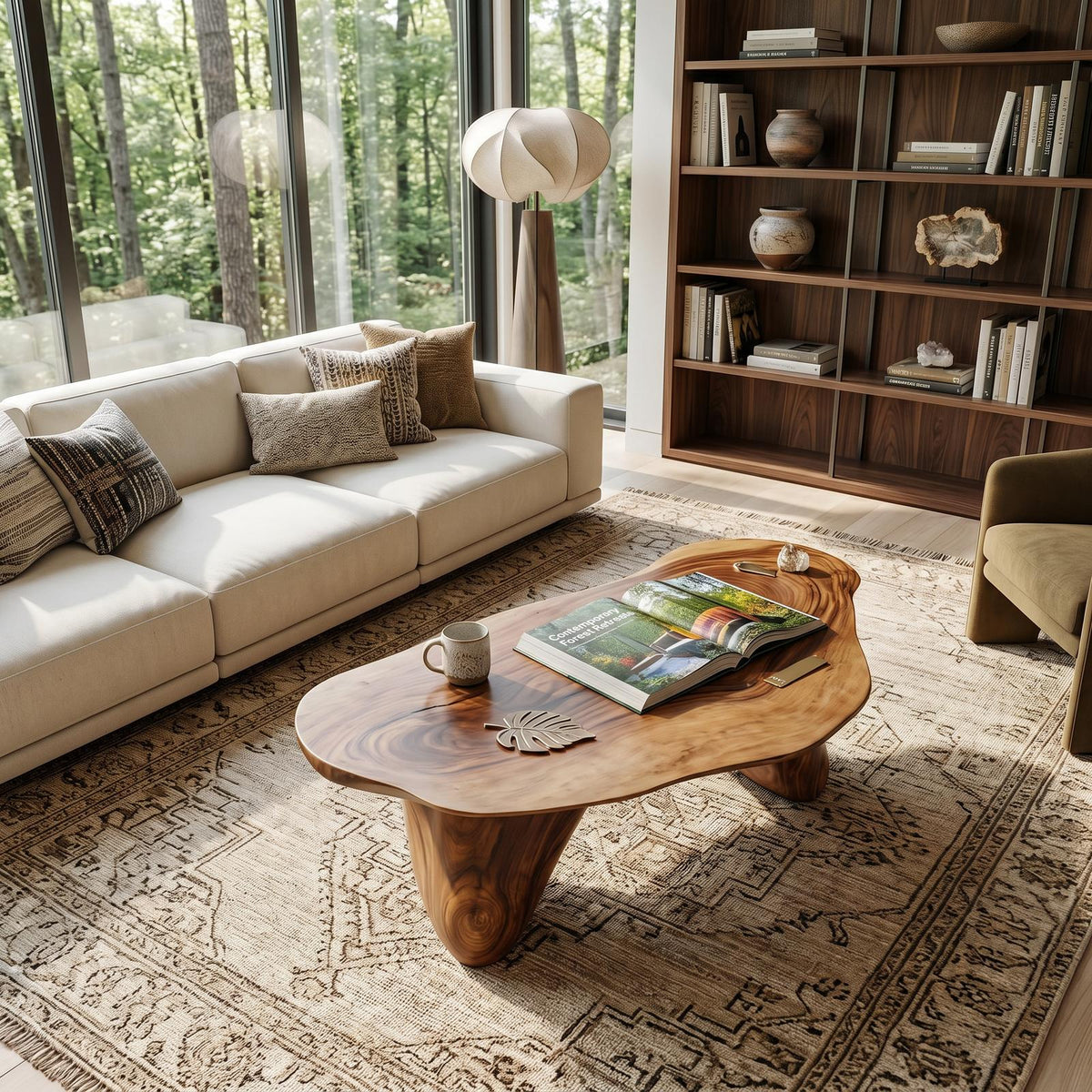 Handcrafted Low Table For Sophisticated Interiors SILDTTNCF013