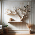 Rustic Tree Branch Wall Mounted Crafted From Wild Mulberry Wood
