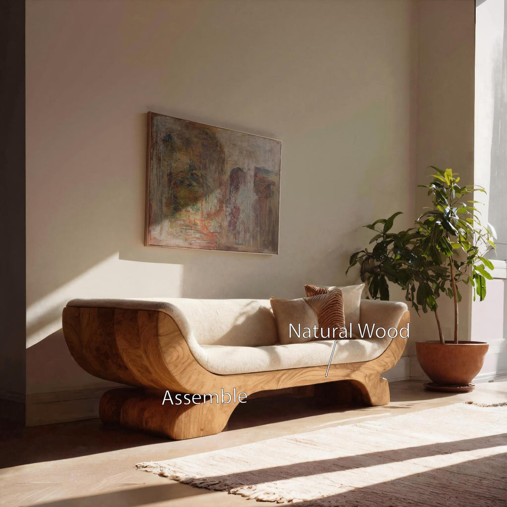 Handcrafted Sculptural Sofa For Living Room Or Lounge