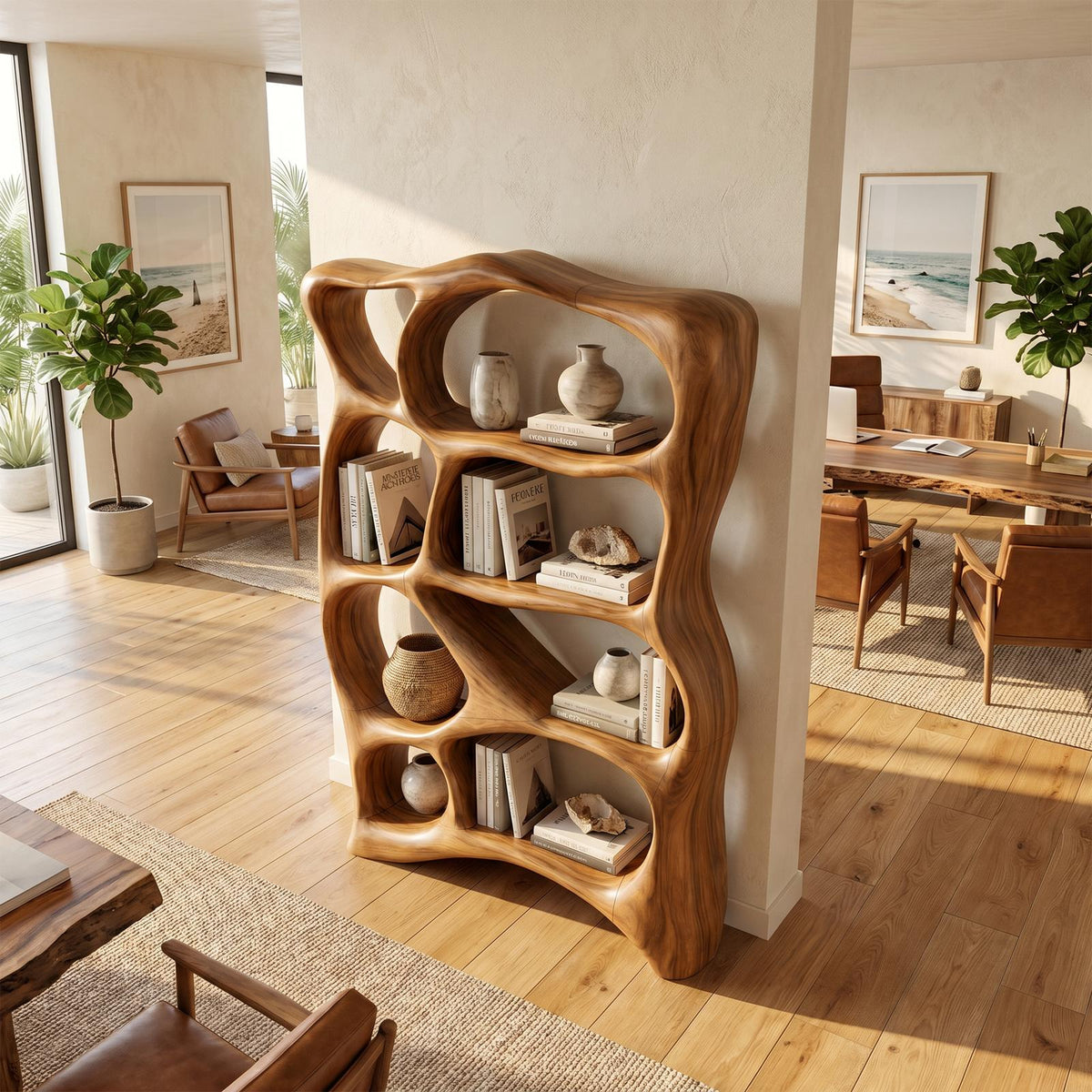 Contemporary Reading Bookshelf For Cozy Bedroom Interior SILDTTNBS040