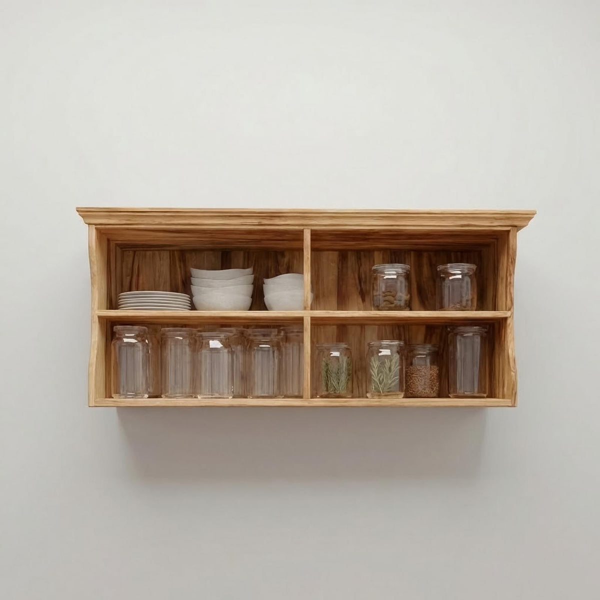 Rustic Kitchen Wall Cabinet For Cooking Or Storage Area