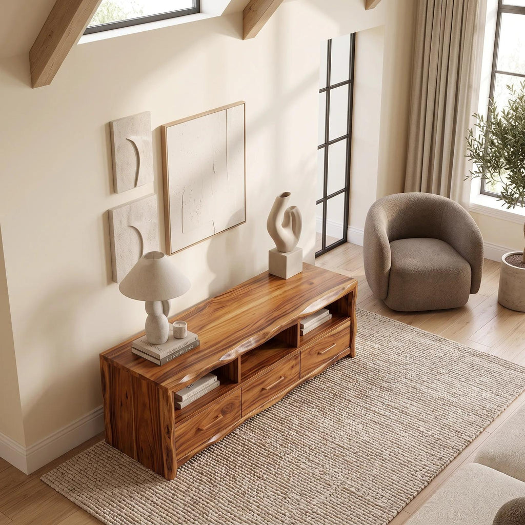 Rustic Wooden Storage Bench Drawers For Cozy Bedroom Decor