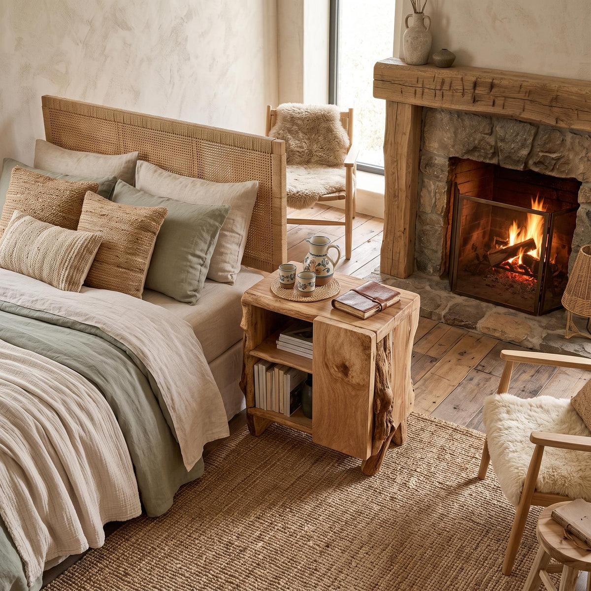 Rustic Side Cabinet For Bedroom Furniture Solutions SILDTTNNS008