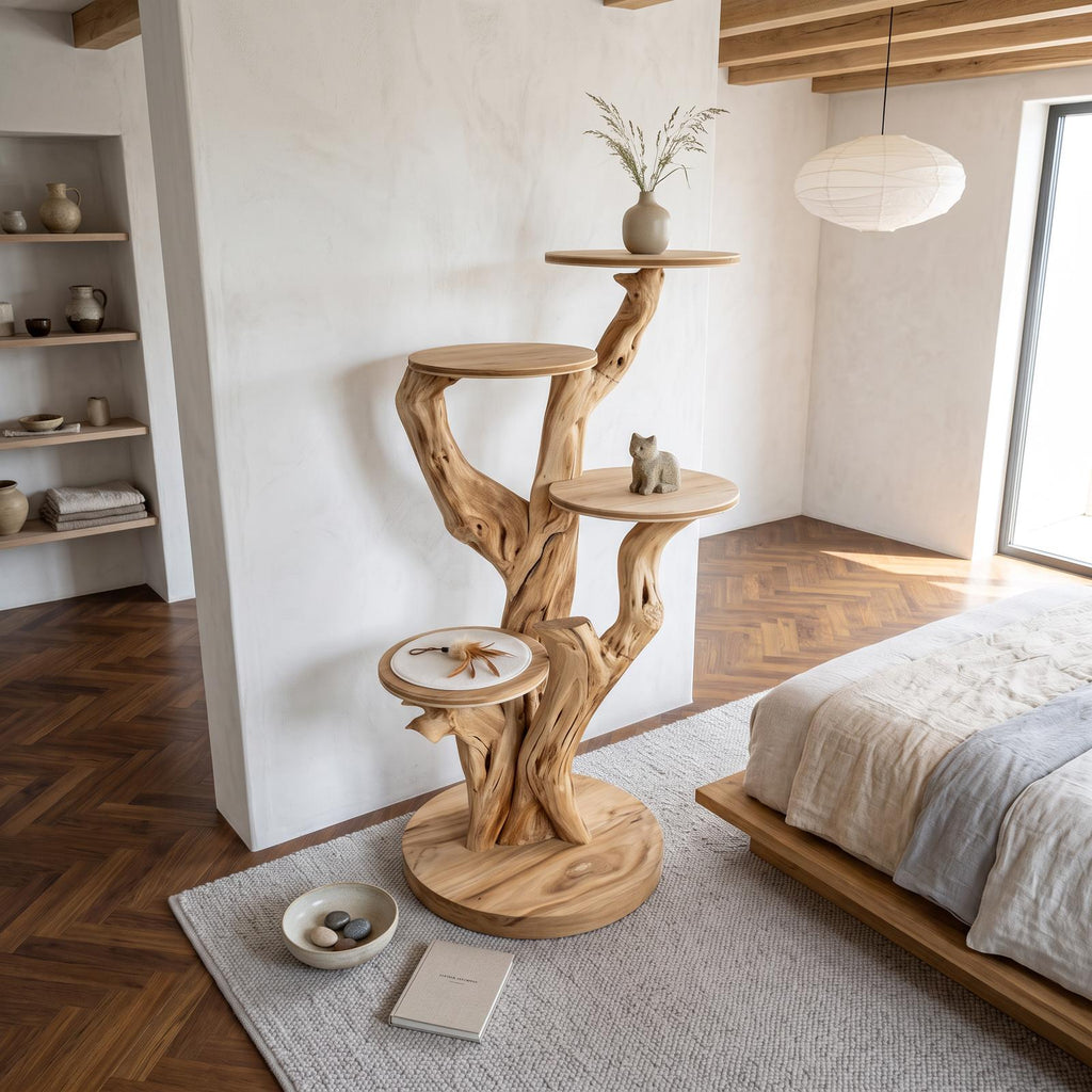 Rustic Cat Tree Tower Living Room And Morden House