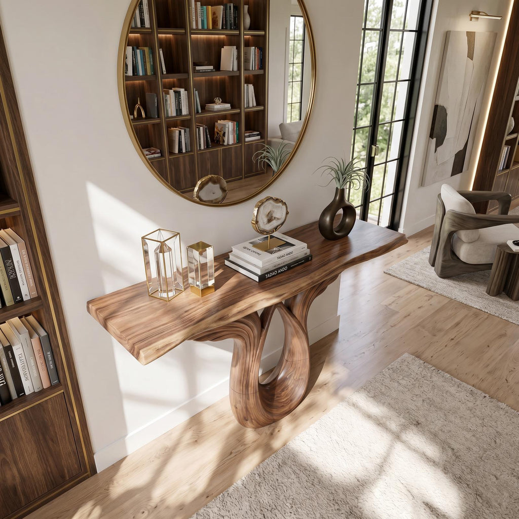 Luxury Winged Console Table Designer Residence