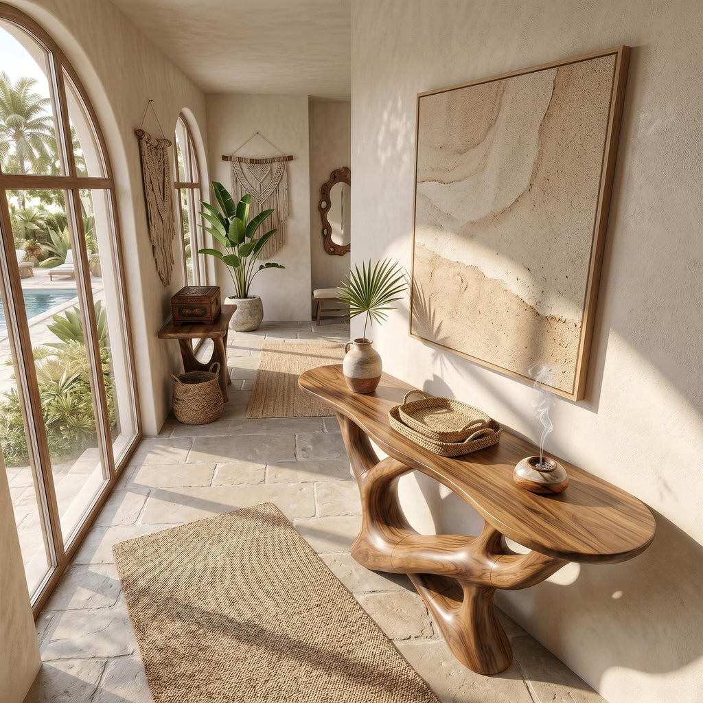 Modern Infinity Console Table Luxury Residence
