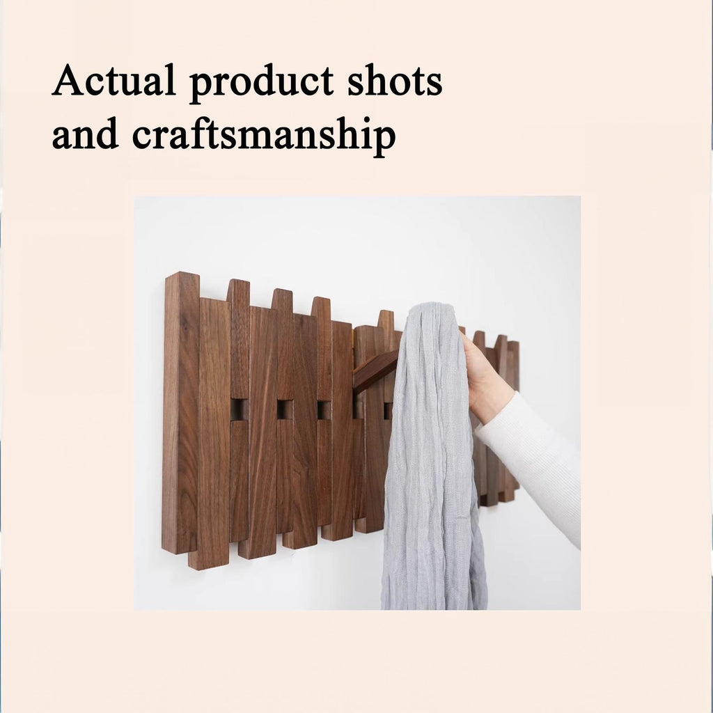 Piano Coat Hooks Wall Mount