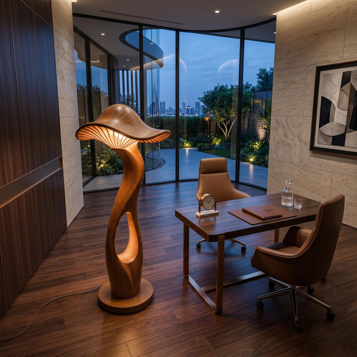 Modern Toadstool Floor Lamp For Lounge Area