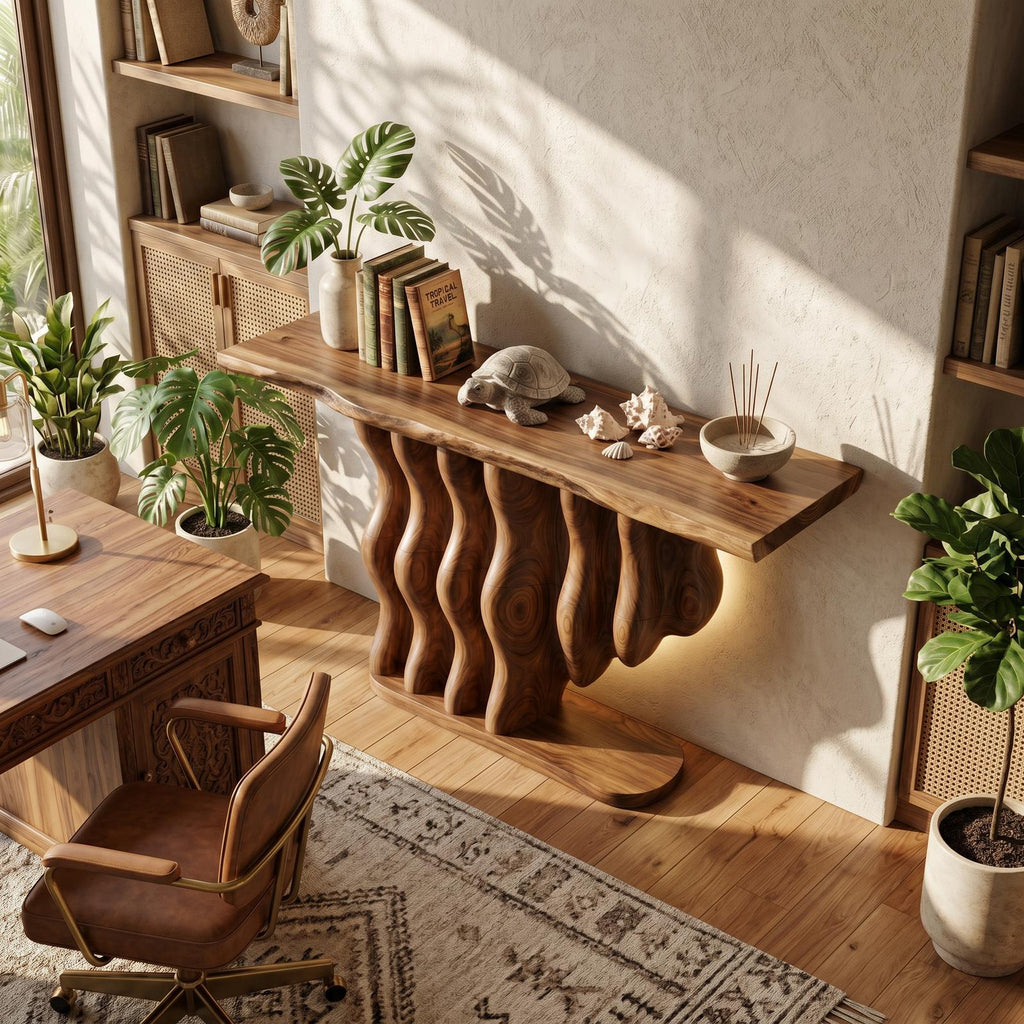 Coastal Infinity Base Console Table Beach House