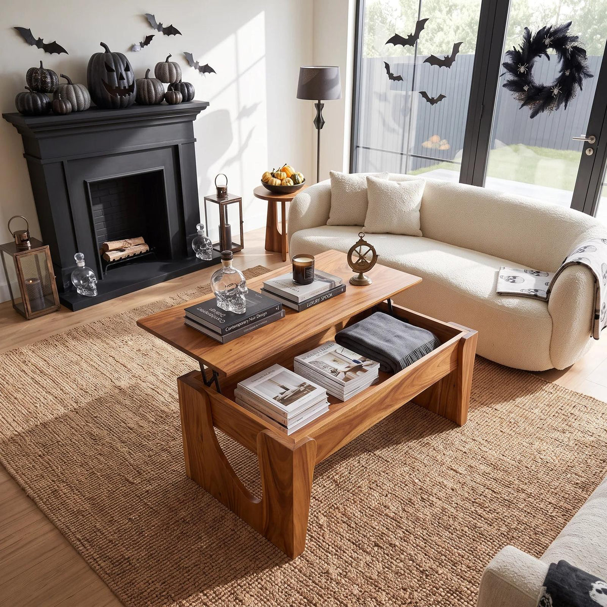 Handcrafted Halloween Lift Top Coffee Table Urban Loft