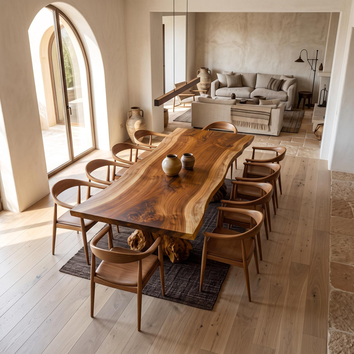 Rustic Dining Table For Dining Room Or Family Space